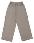 Panel Wide Pants 口袋造型直筒褲 - GREY
