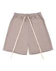 Double Layer Shorts 不收邊設計棉褲 - GREY
