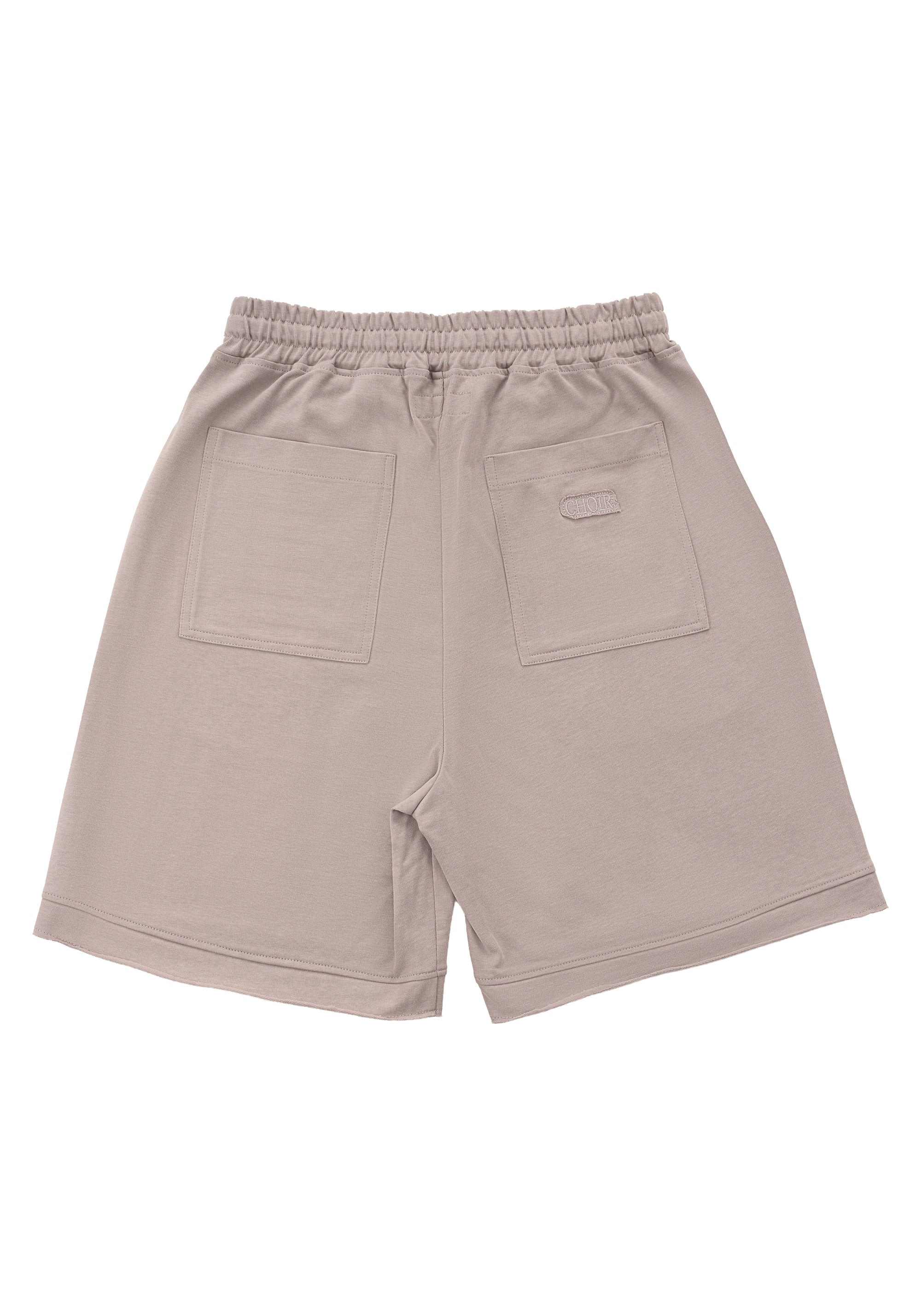 Double Layer Shorts 不收邊設計棉褲 - GREY