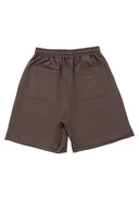 Double Layer Shorts 不收邊設計棉褲-Dark Gray