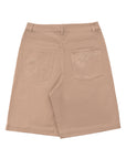 Logo Embroidary Shorts LOGO刺繡七分短褲 - BROWN