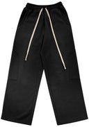 Sweat Pant 牛仔造型棉褲-Black