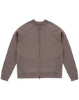 Zip Knit Cardigan 拉克蘭針織雙拉鍊外套 - GREY