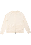 Zip Knit Cardigan 拉克蘭針織雙拉鍊外套-Beige