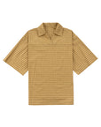 Polo Shirt 格紋V領襯衫 - Khaki