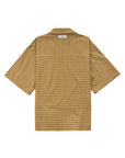 Polo Shirt 格紋V領襯衫 - Khaki
