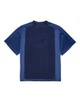 Mesh Tee 拼接刺繡球衣 - NAVY