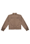 Suede Hunting Jacket 設計剪裁工裝外套-Brown