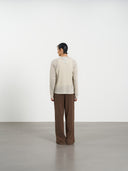 Knit Sweater 針織透膚上衣-Gray