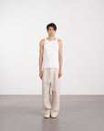 Cutaway Shoulder Tank 削肩背心 - White