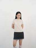 Logo T-Shirt  02 圓領品牌T恤-Beige