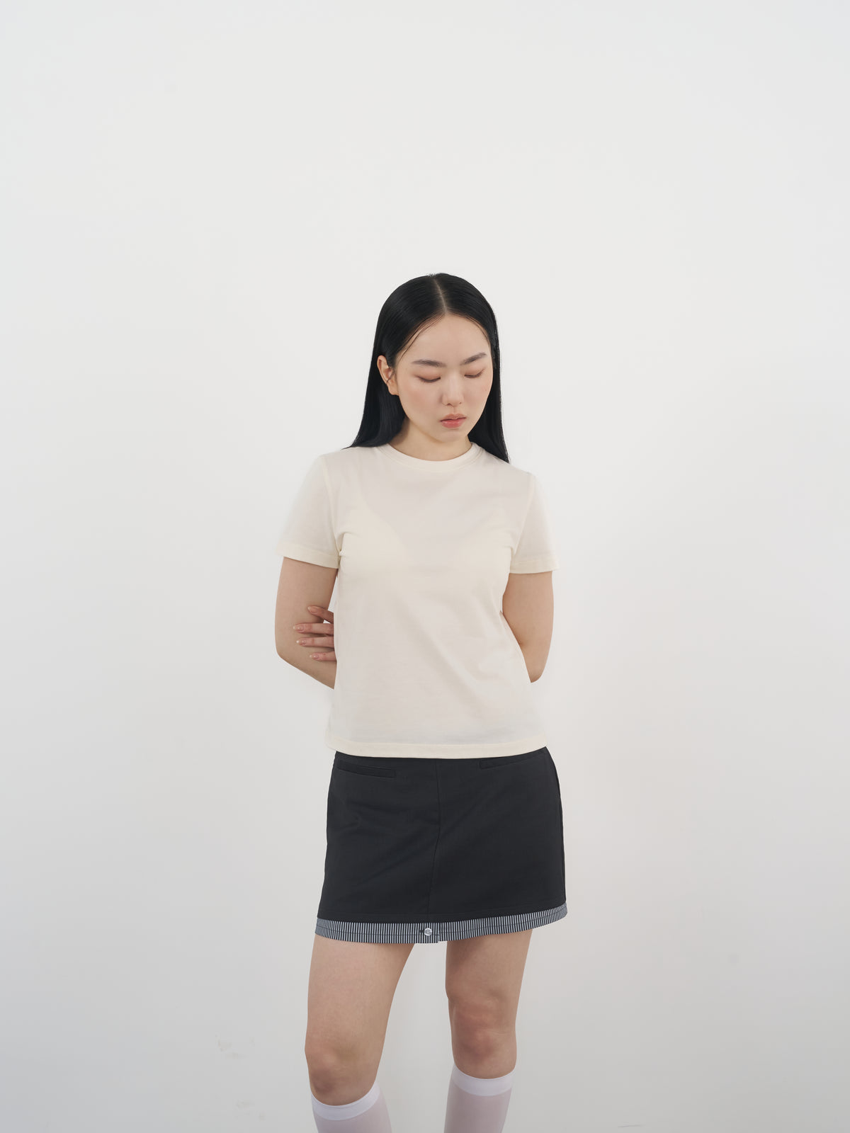 Logo T-Shirt  02 圓領品牌T恤-Beige
