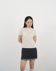 Logo T-Shirt  02 圓領品牌T恤-Beige