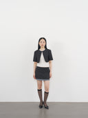 Two-Layer Skirt 雙層結構短裙-Gray