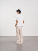 Layered Pocket Shirt 拼接口袋短袖襯衫-Beige