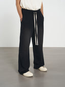 Sweat Pant 牛仔造型棉褲-Black