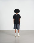 Choir Overlay Serif Monogram Logo Tee 圈型印花短袖踢恤 - BLACK