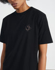 Choir Overlay Serif Monogram Logo Tee 圈型印花短袖踢恤 - BLACK