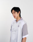 Jersey Polo LOGO 翻領休閒球衣 - GREY