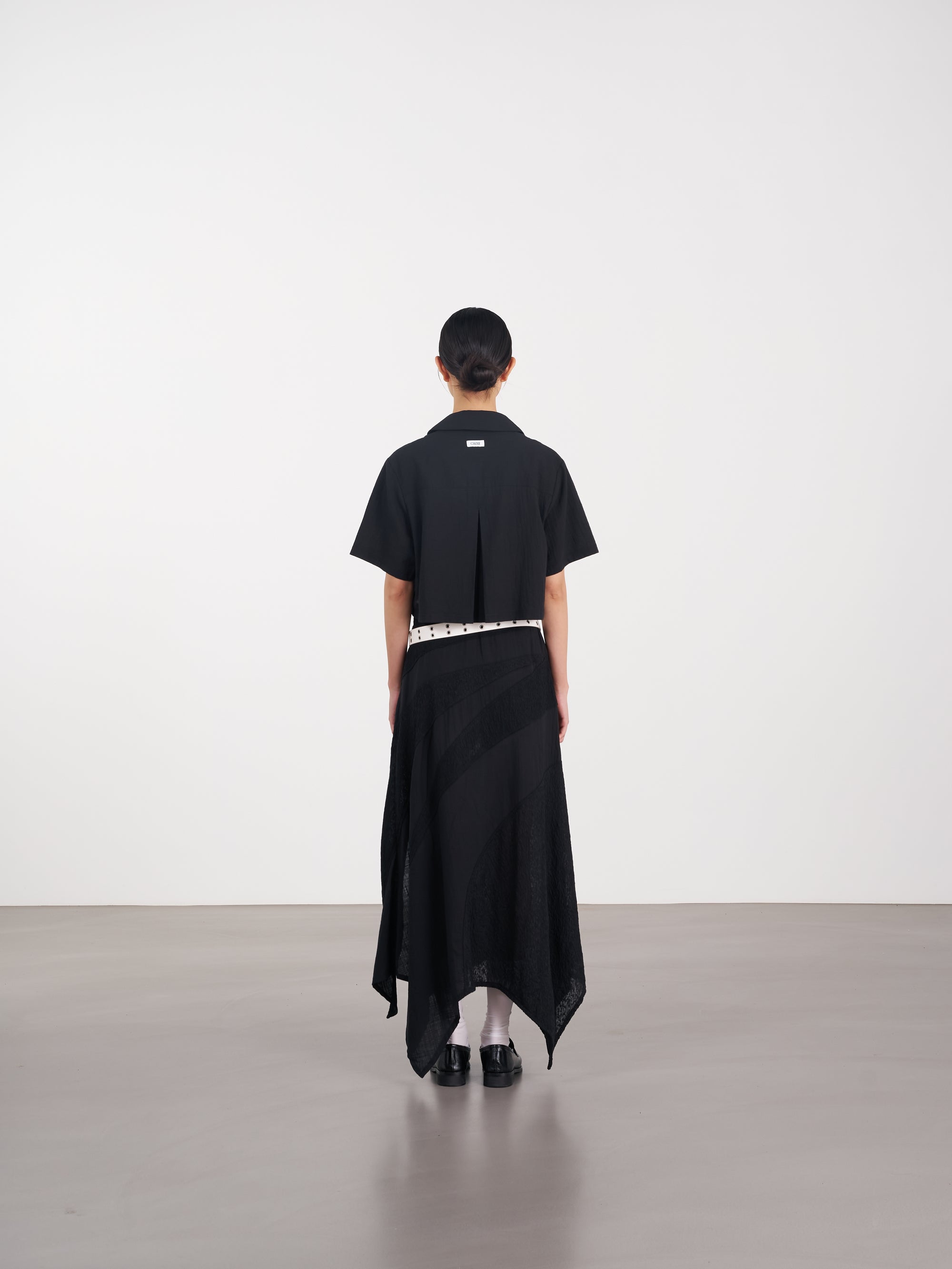 Resort Sheer Pocket Shirt 輕透口袋襯衫 - Black