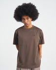 Choir Cursive Logo Tee 草寫繡花短袖踢恤 - BROWN