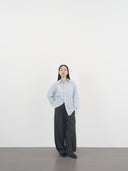 Structured Pocket Shirt 結構口袋襯衫-Blue
