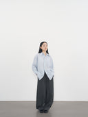 Structured Pocket Shirt 結構口袋襯衫-Blue