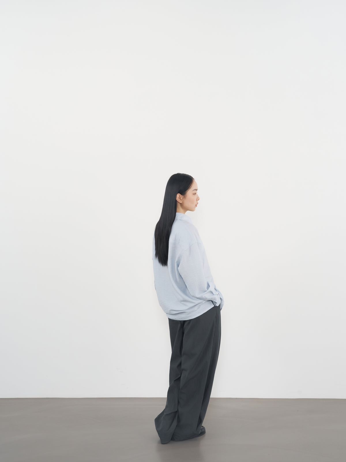 Structured Pocket Shirt 結構口袋襯衫-Blue