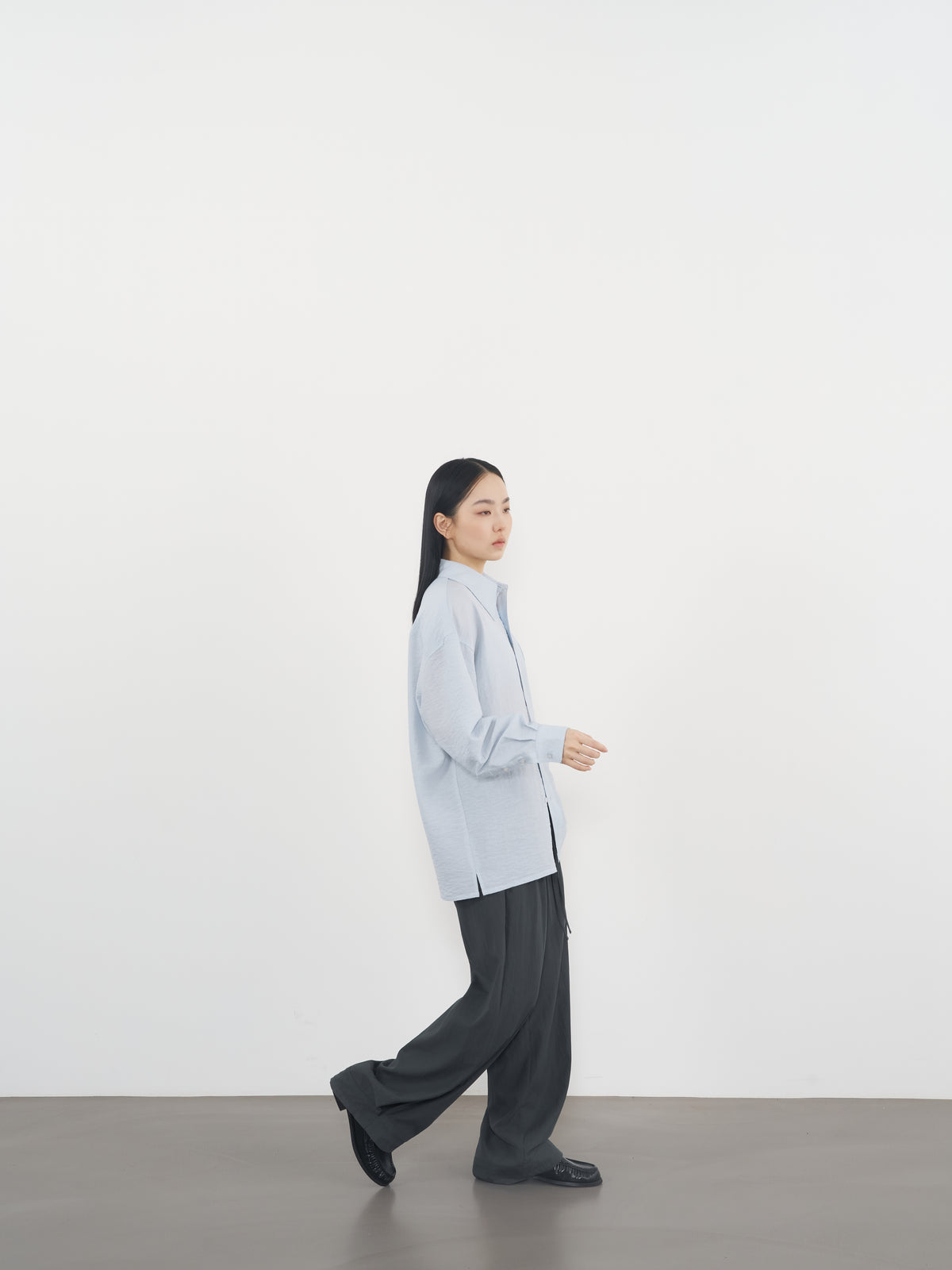 Structured Pocket Shirt 結構口袋襯衫-Blue