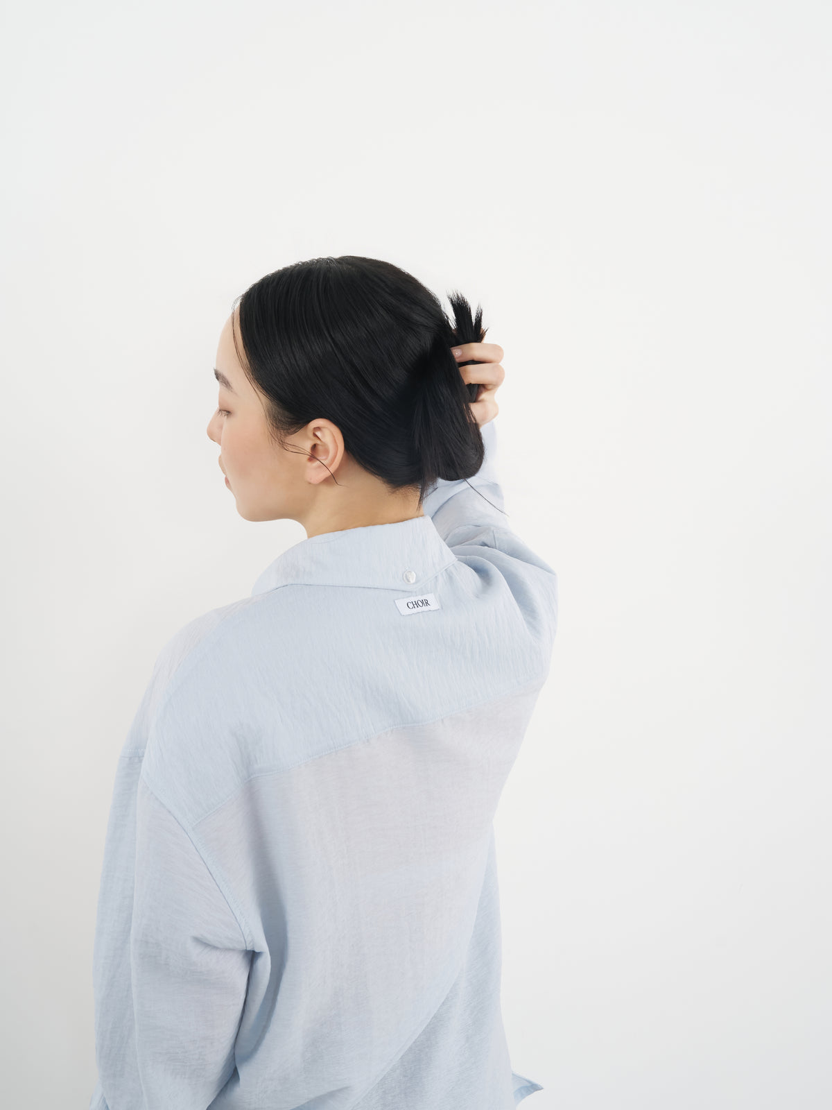 Structured Pocket Shirt 結構口袋襯衫-Blue