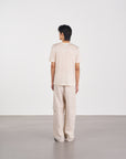 Minimal Logo Tee logo 短袖上衣 - BEIGE