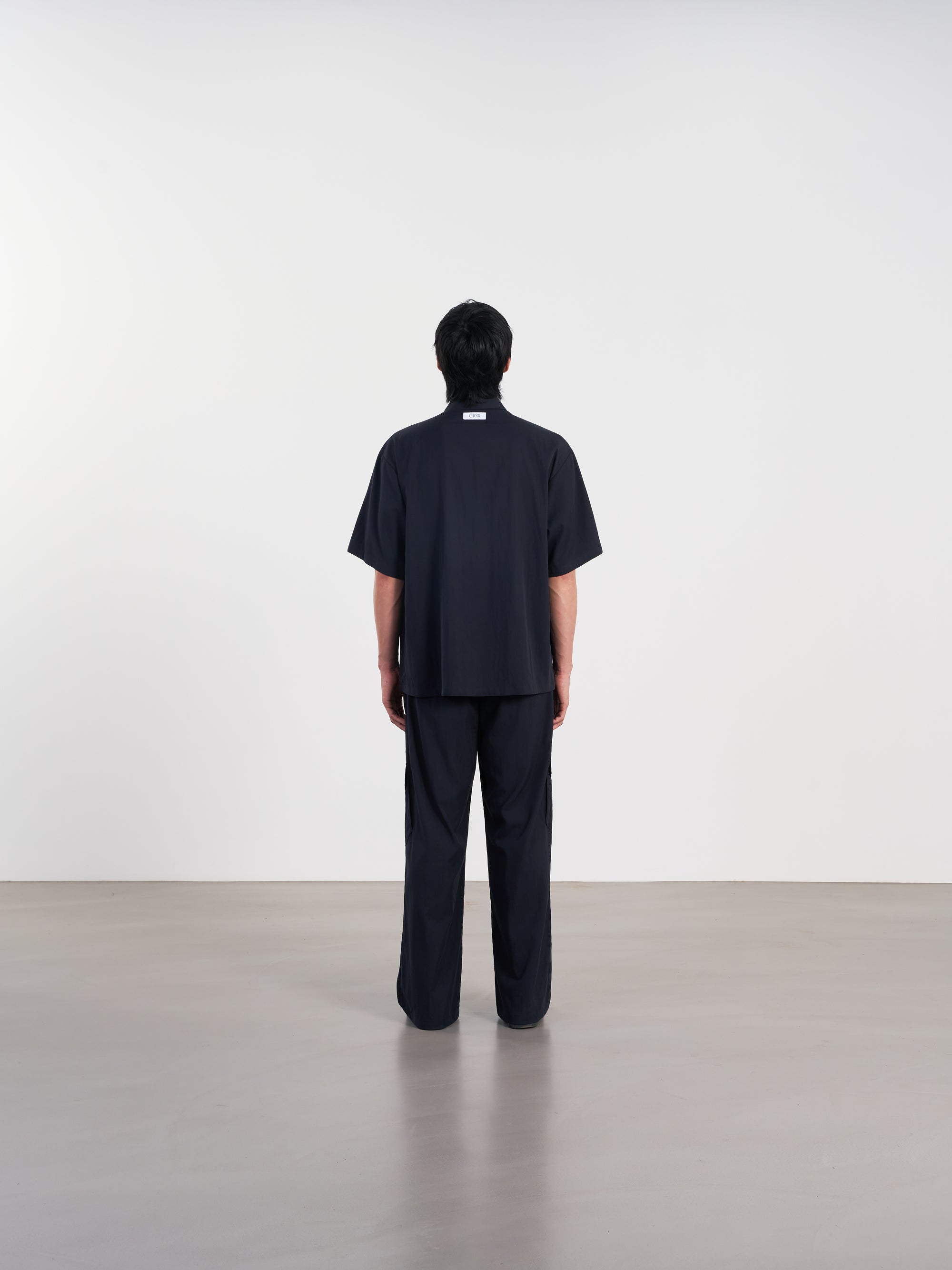 Pocket Shirt 口袋撞色刺繡襯衫 - NAVY