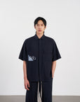 Pocket Shirt 口袋撞色刺繡襯衫 - NAVY
