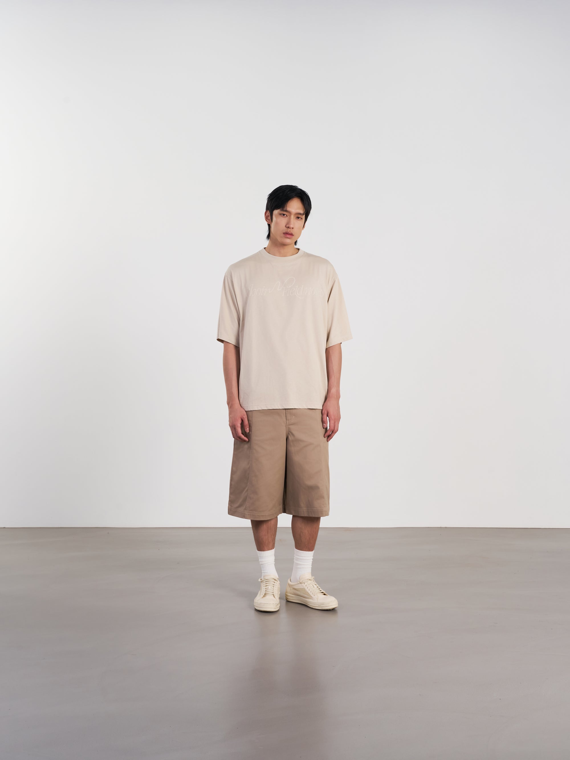 Logo Tee3 印花LOGO T恤 - GREIGE