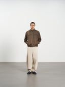 Suede Hunting Jacket 設計剪裁工裝外套-Brown