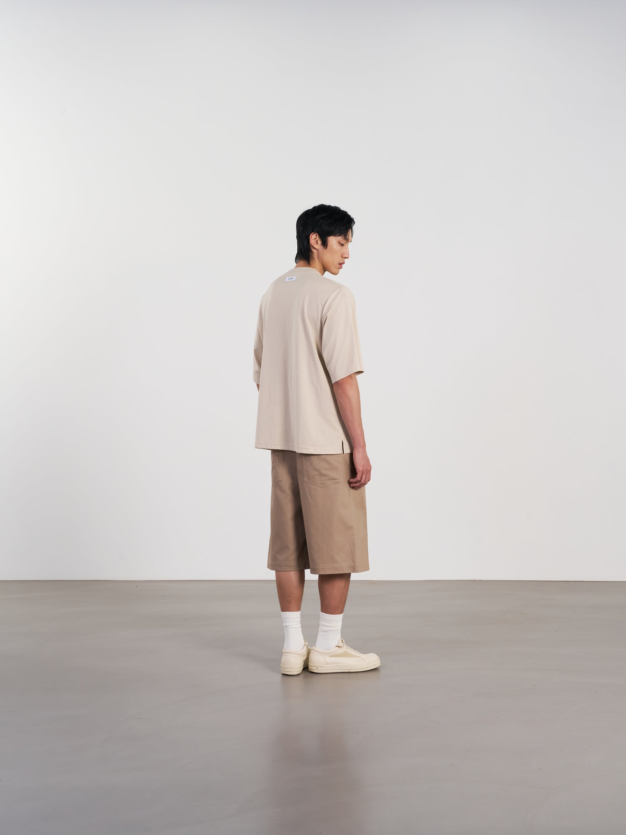 Logo Tee3 印花LOGO T恤 - GREIGE