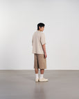 Logo Tee3 印花LOGO T恤 - GREIGE