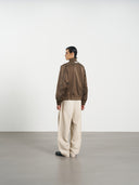 Suede Hunting Jacket 設計剪裁工裝外套-Brown