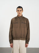 Suede Hunting Jacket 設計剪裁工裝外套-Brown