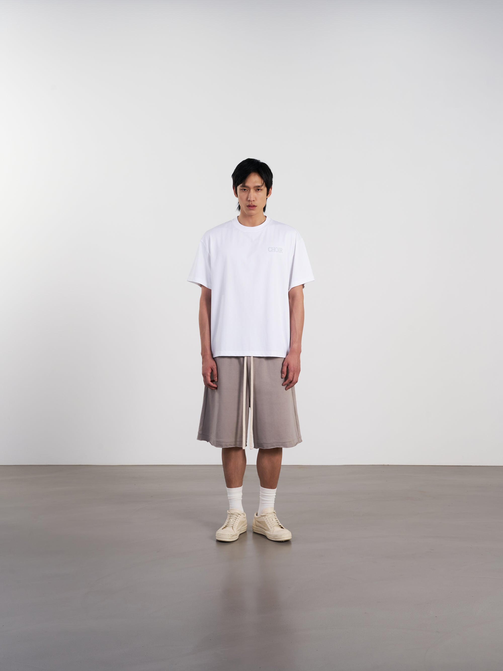 Choir Embroidery Logo Tee 刺繡Logo踢恤 - WHITE