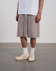 Double Layer Shorts 不收邊設計棉褲 - GREY