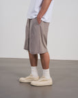 Double Layer Shorts 不收邊設計棉褲 - GREY