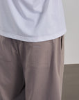 Double Layer Shorts 不收邊設計棉褲 - GREY