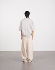 Asymmetric Seam Denim Shirt 不對稱結構牛仔襯衫 - GREY