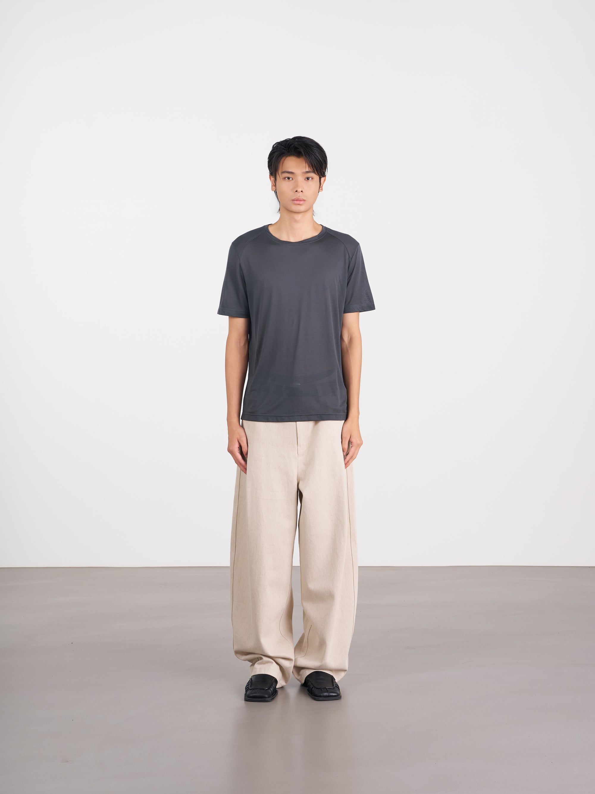 Minimal Logo Tee logo 短袖上衣 - GREY