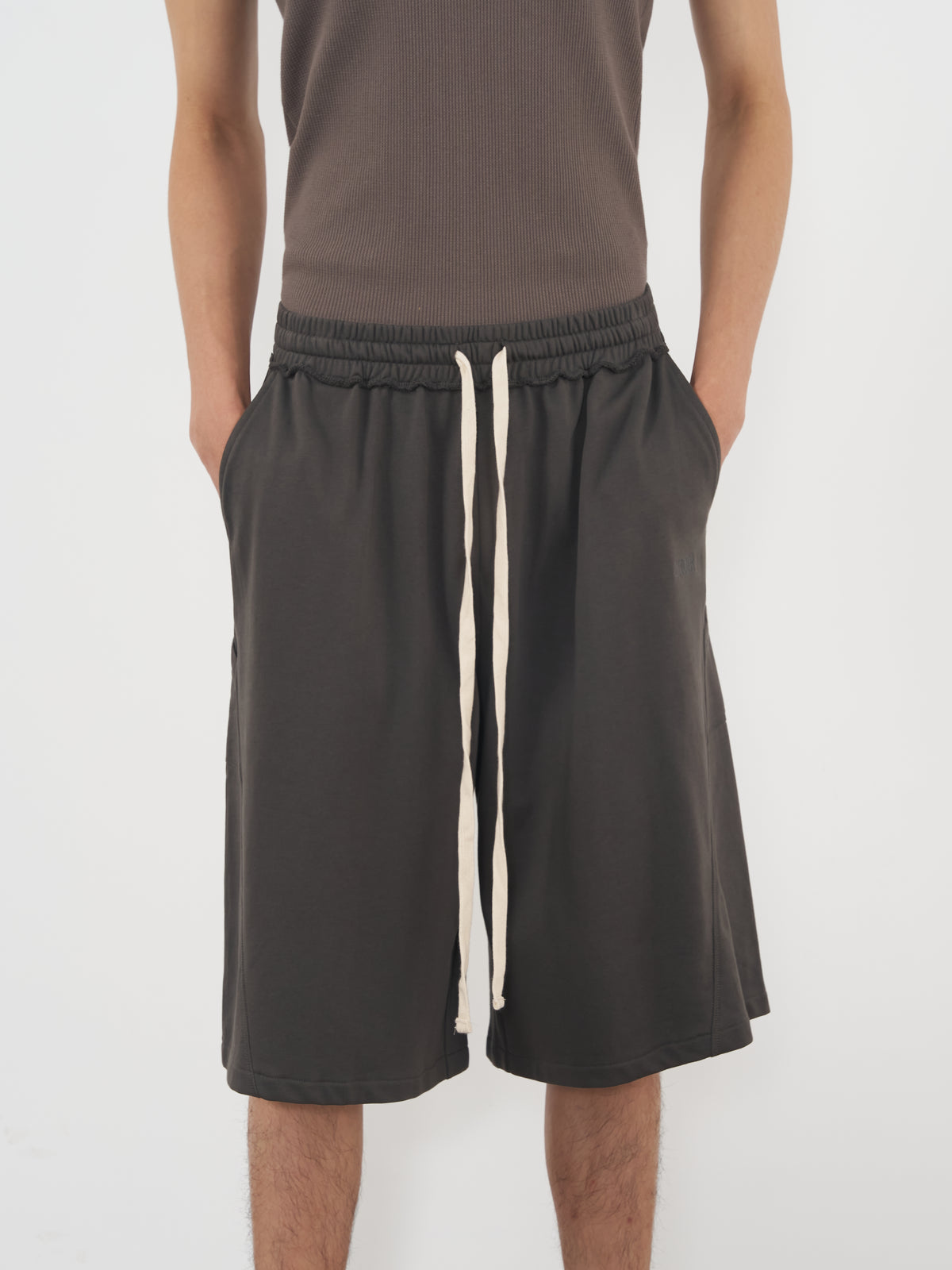 Cargo Sweat Shorts 工裝口袋短褲-Gray