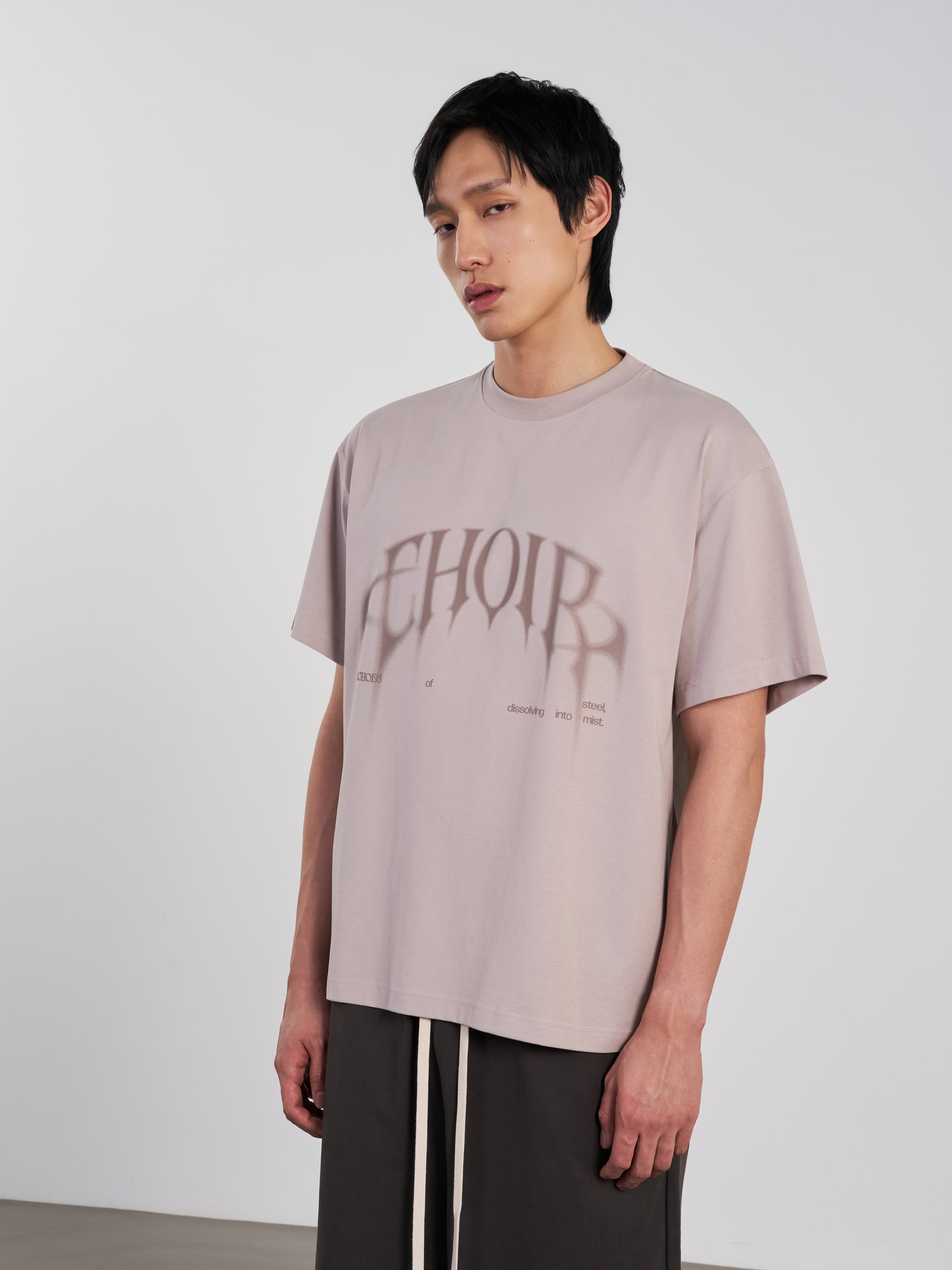 Choir Goth Logo Tee 哥德Logo印花踢恤 - GREY