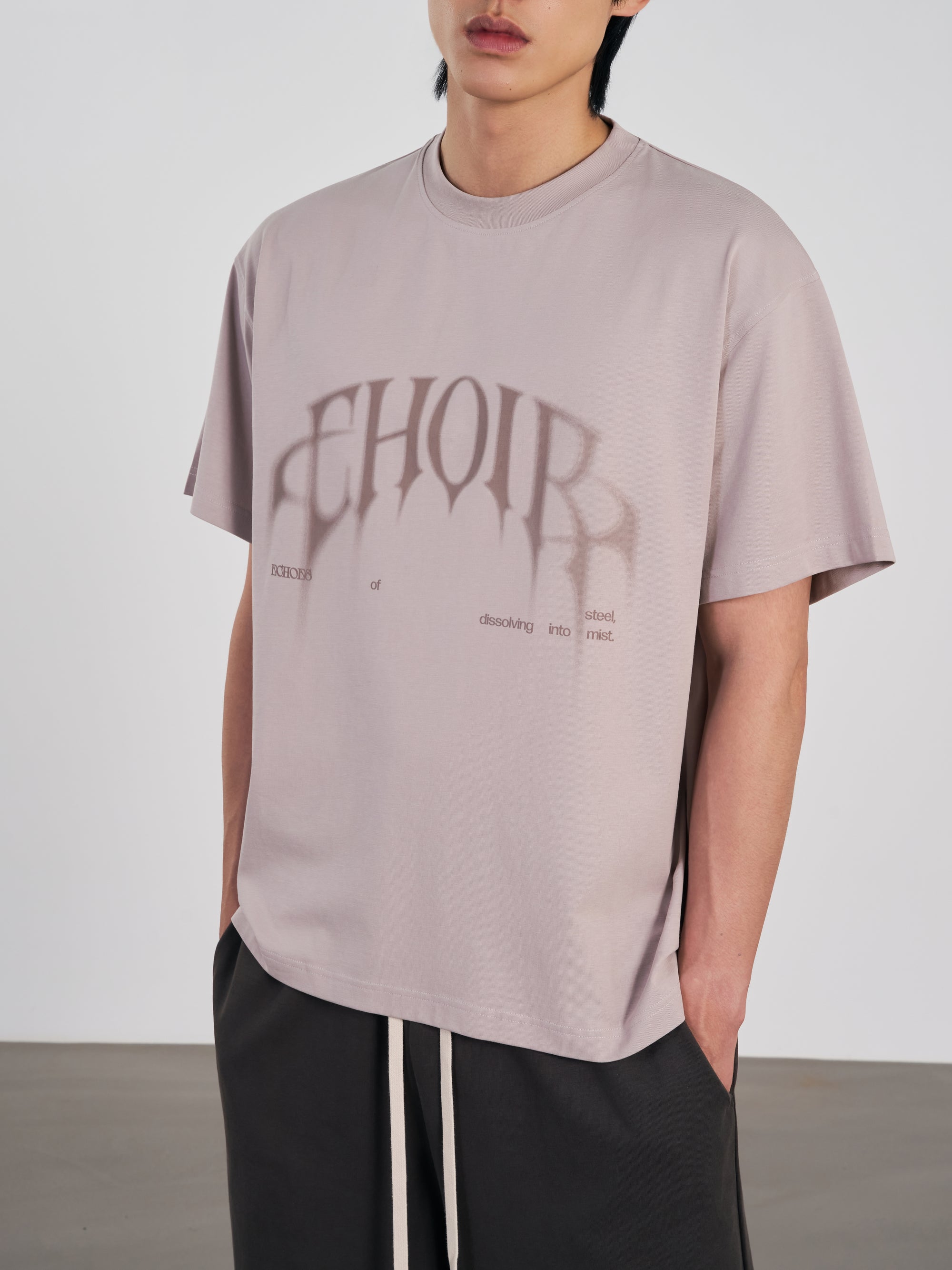 Choir Goth Logo Tee 哥德Logo印花踢恤 - GREY