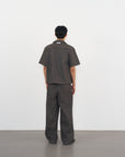Voluminous Drawstring Trousers 立體量感綁帶長褲-Black