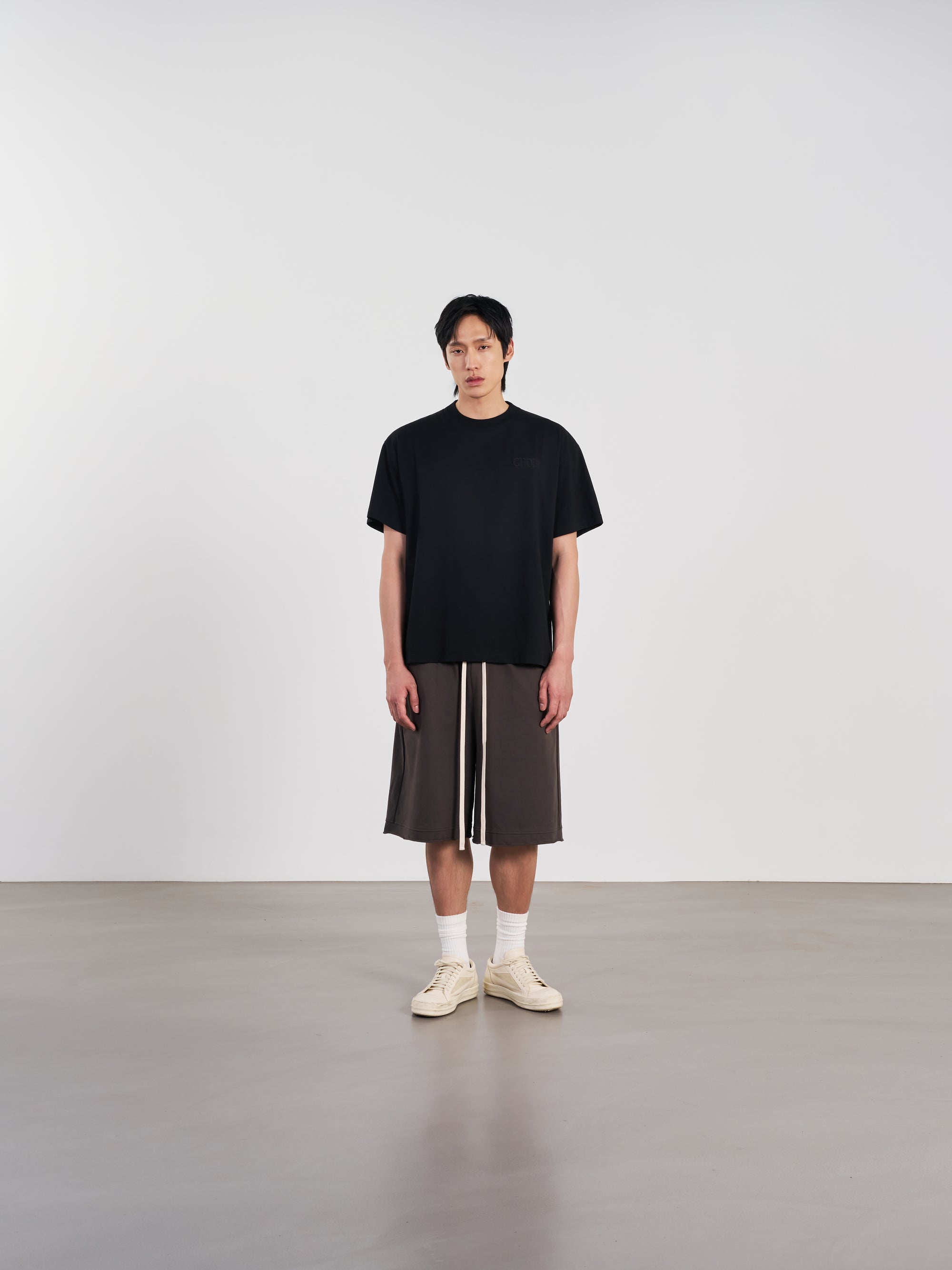 Choir Embroidery Logo Tee 刺繡Logo踢恤 - BLACK